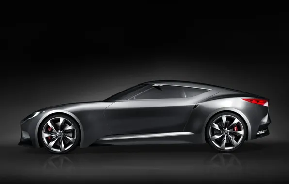 Картинка авто, Concept, вид, Hyundai, сбоку, HND-9