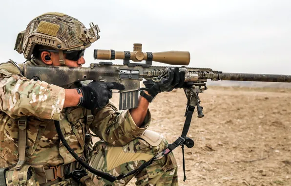 Картинка United States Spec Ops, Semi Automatic Sniper System, M1-10