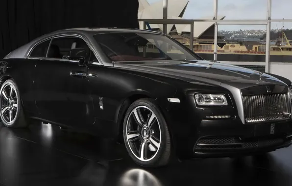 Картинка Rolls-Royce, Black, Sydney, Wraith