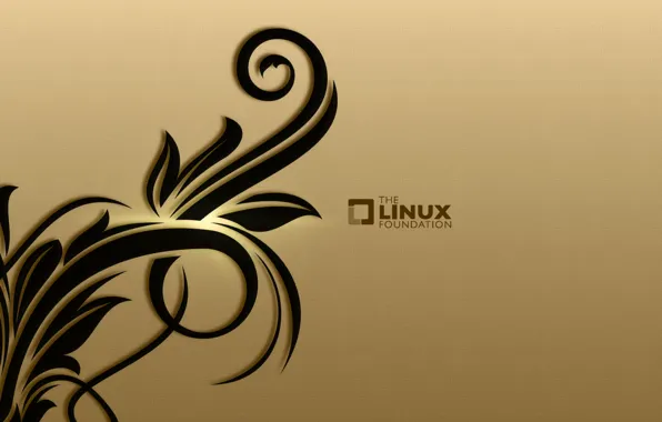 Картинка цветы, фон, узор, контраст, Linux, рельеф, Foundation