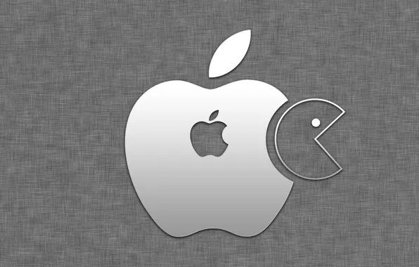 Картинка apple, яблоко, pacman
