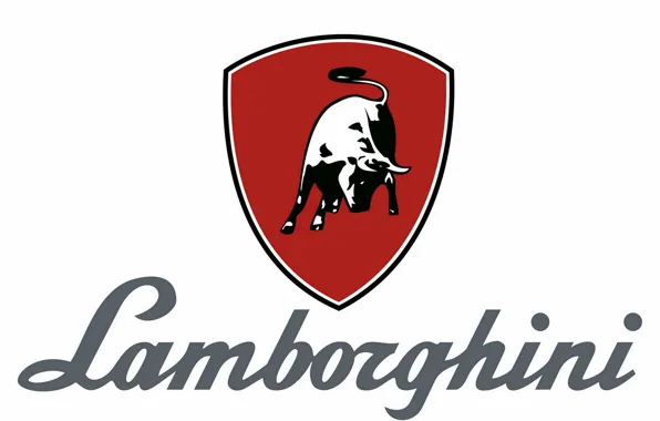 Картинка фон, Lamborghini, логотипы, бык