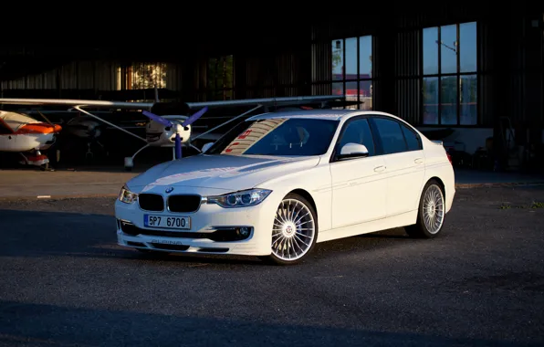 Картинка BMW, White, F30, Biturbo, Alpina