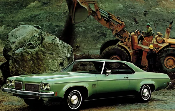Картинка авто, ретро, Coupe, Delta, Royale, Hardtop, 1973, Oldsmobile