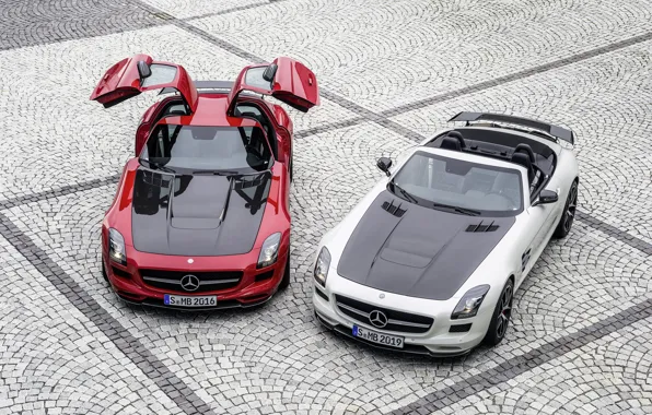 Картинка Mercedes-Benz, AMG, SLS