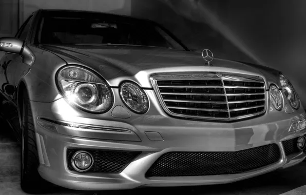 Картинка Mercedes, serebro, w211