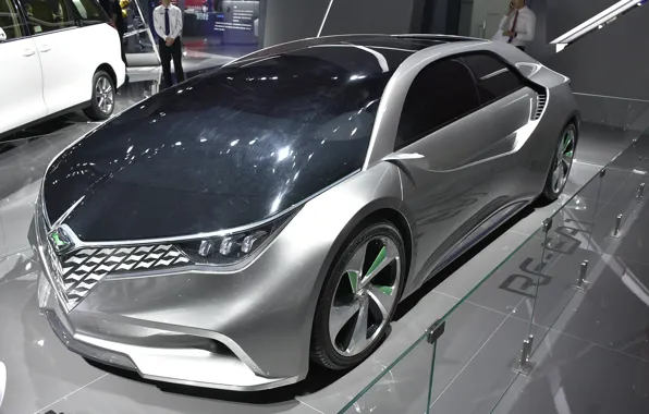 Картинка концепт-кар, Toyota, автосалон, электромобиль, FAW-Toyota Ranz RF-EA1 Concept