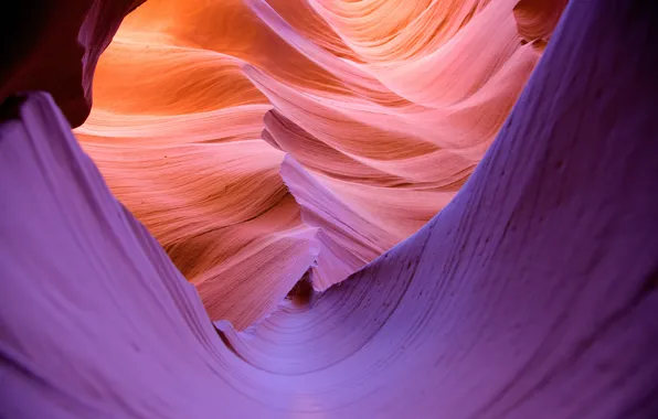 Картинка скалы, текстура, каньон, Аризона, США, штат, Антилопы
