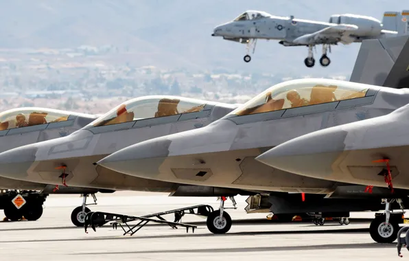 Картинка фонарь, кабина, F-22, Raptor, A-10, Lockheed/Boeing, многоцелевой истребитель, пятого поколения