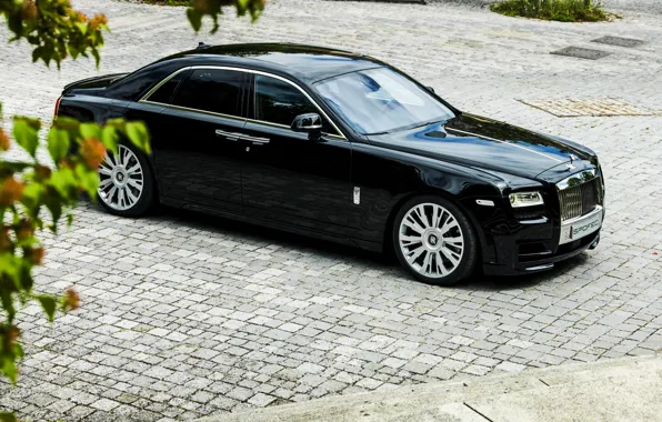 Картинка car, Rolls Royce, Ghost, black