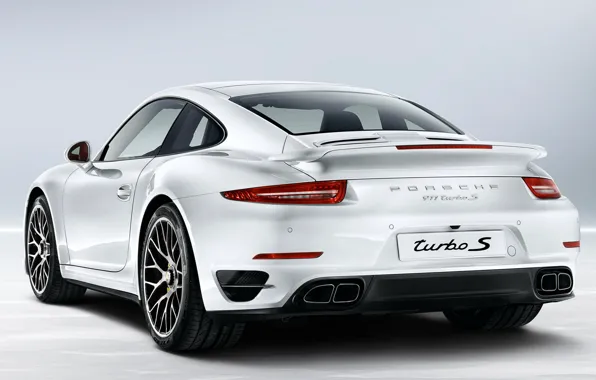 Картинка белый, 911, Porsche, автомобиль, порше, Turbo S