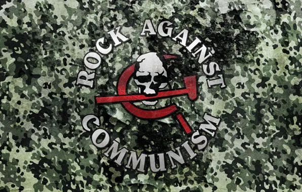 Картинка музыка, Metal, камуфляж, Rock, Рок, военный, RAC, жанр музыки, Rock Against Communism, серп и молот …