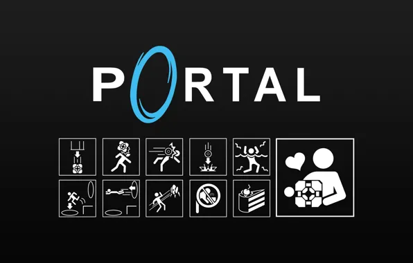 Картинка Игры, Portal, Куб-Компаньон