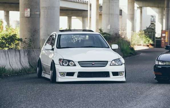 Картинка turbo, lexus, white, japan, toyota, jdm, tuning, front, face, low, altezza, is200, stance, is300, dropped, …