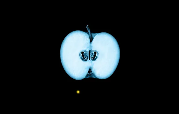 Картинка яблоко, рентген, fox, грань, fringe, зародыш, за гранью