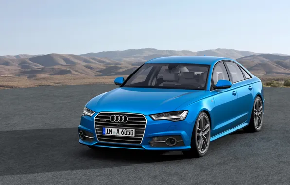 Картинка Audi, quattro, blu