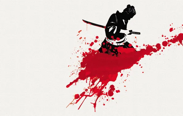 Картинка фон, меч, катана, самурай, мужчина