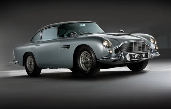 Картинка Aston Martin, классика, 1964, DB5, автомобиль Джеймса Бонда