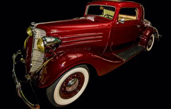 Картинка ретро, купе, автомобиль, 1935, Nash