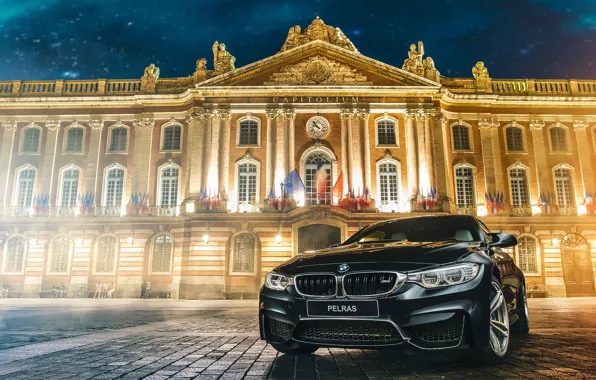 Картинка город, Франция, BMW M4, PELRAS