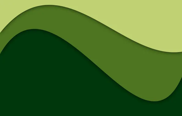 Картинка линии, абстракция, зеленый, салатовый