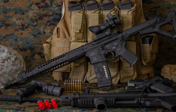 Картинка оружие, винтовка, карабин, штурмовая, LWRC M6