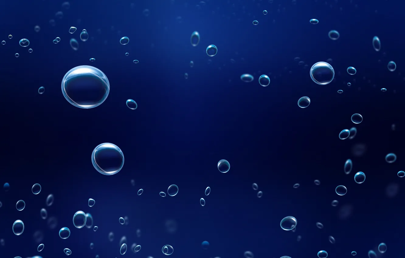 Фото обои вода, капли, макро, абстракция, пузыри, капля, минимализм, пузырь, wet