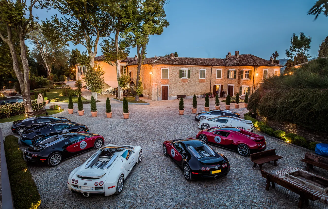 Фото обои вилла, Bugatti, Veyron, бугатти, вейрон, комбо, Grand Sport, 16.4, combo, willa