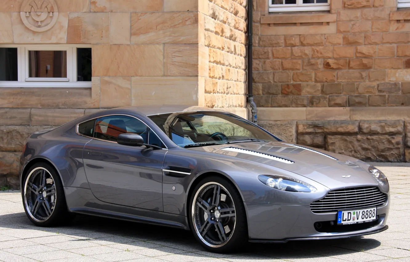Фото обои машина, Aston Martin, Vantage, астон мартин, передок, Cargraphic
