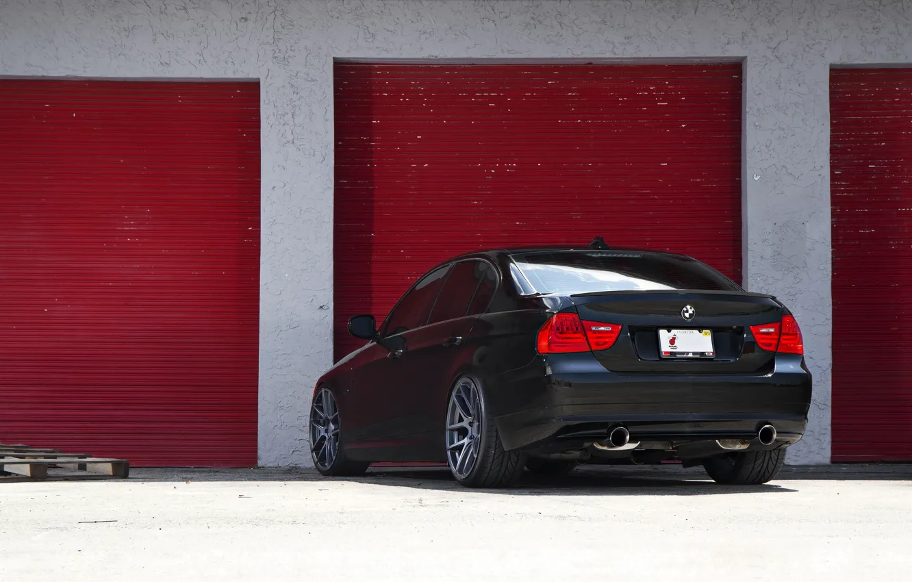 Фото обои бмв, BMW, black, E90, 3 серия