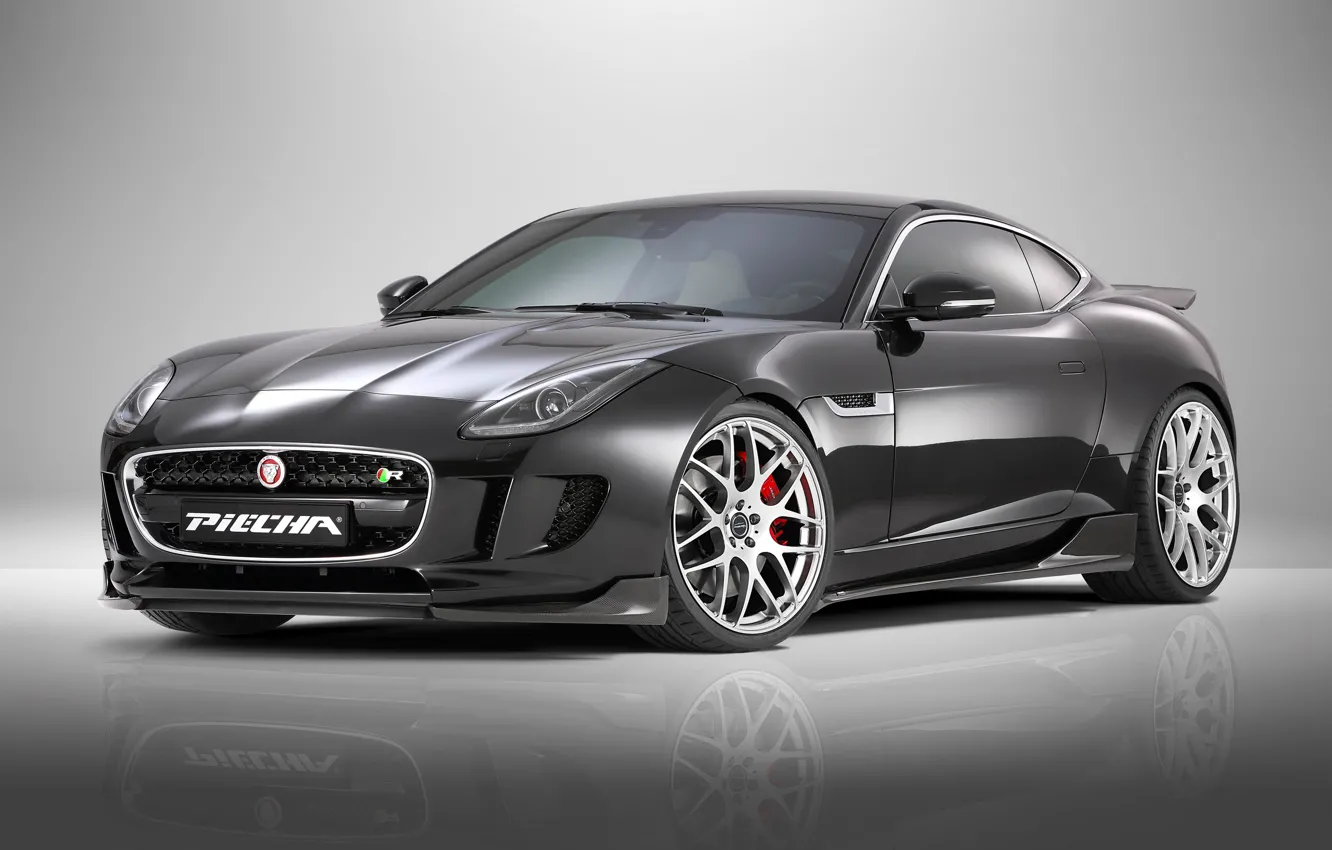 Фото обои купе, Jaguar, ягуар, суперкар, Coupe, 2015, F-Type R, Piecha Design