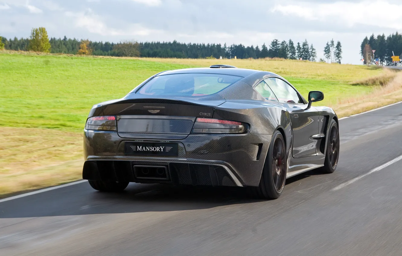 Фото обои Aston Martin, тюнинг, DB9, tuning, задок, Mansory, Cyrus, мансори