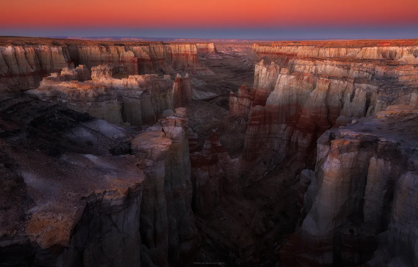 Фото обои небо, скалы, каньон
