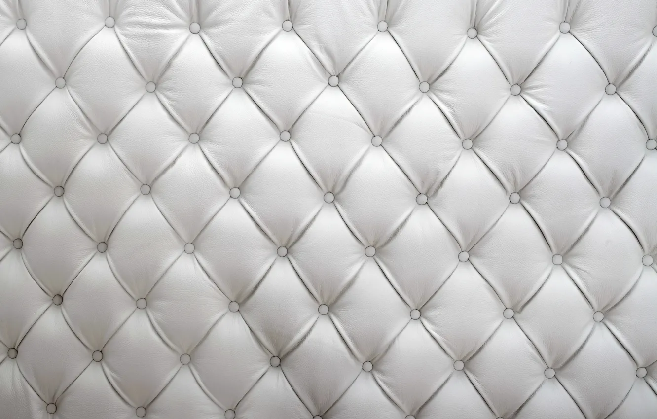 Обои кожа White Texture Leather, Upholstered In Leather