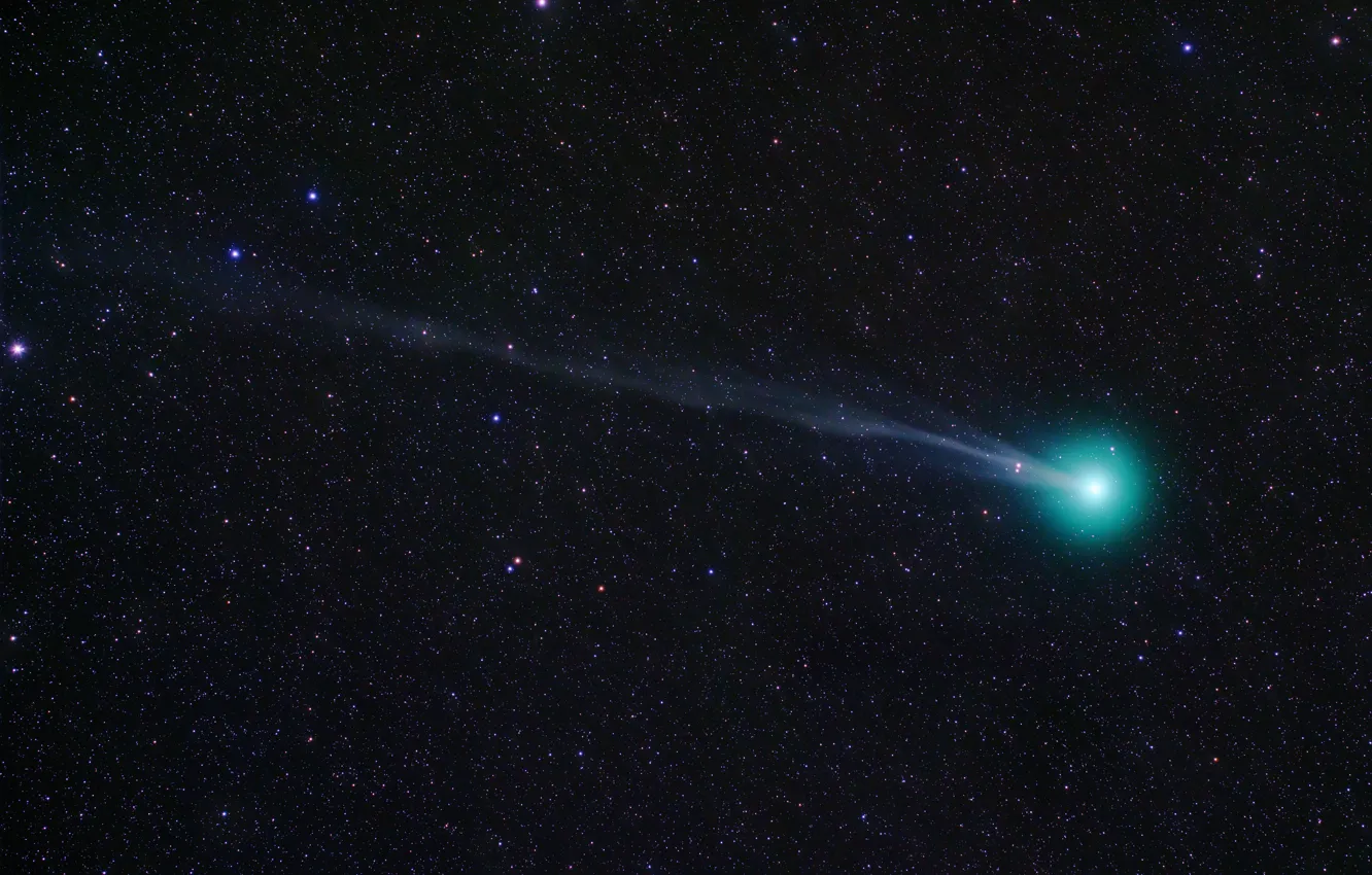 Фото обои космос, звезды, Комета, (Лавджоя), C/2014 Q2
