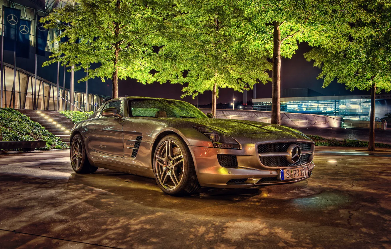 Фото обои авто, машины, Mercedes-Benz, автомобиль, SLS