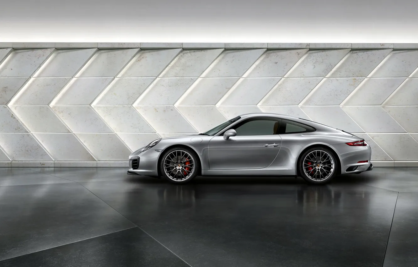 Фото обои 911, Porsche, порше, сбоку, Carrera, каррера