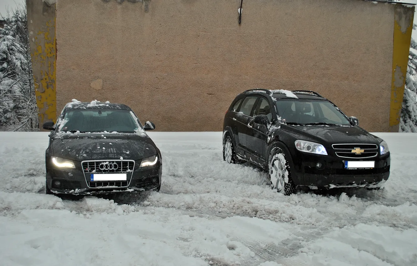 Фото обои Audi, Chevrolet, diesel, 4wd, Captiva, awd