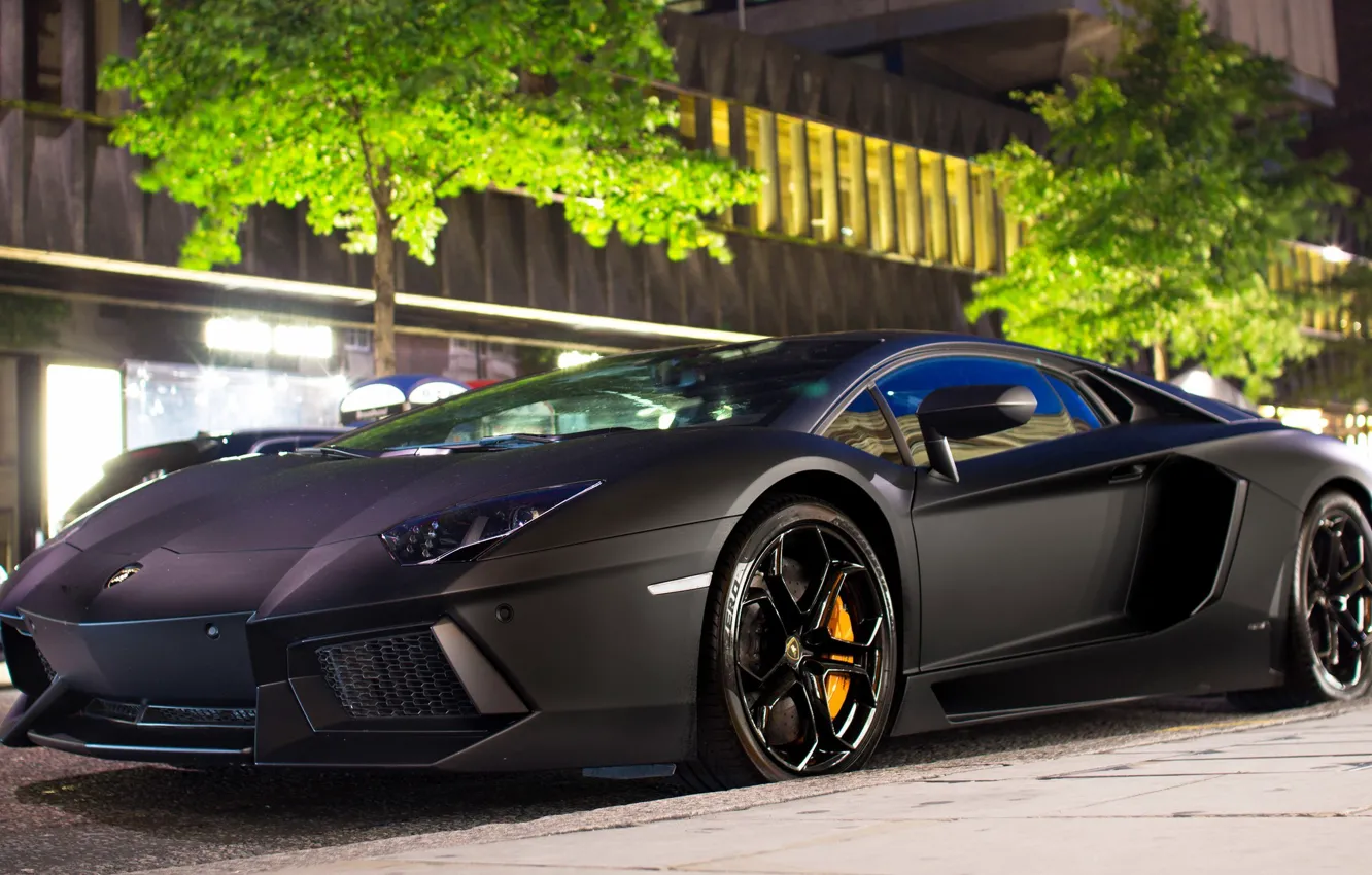 Фото обои Lamborghini, coupe, Aventador