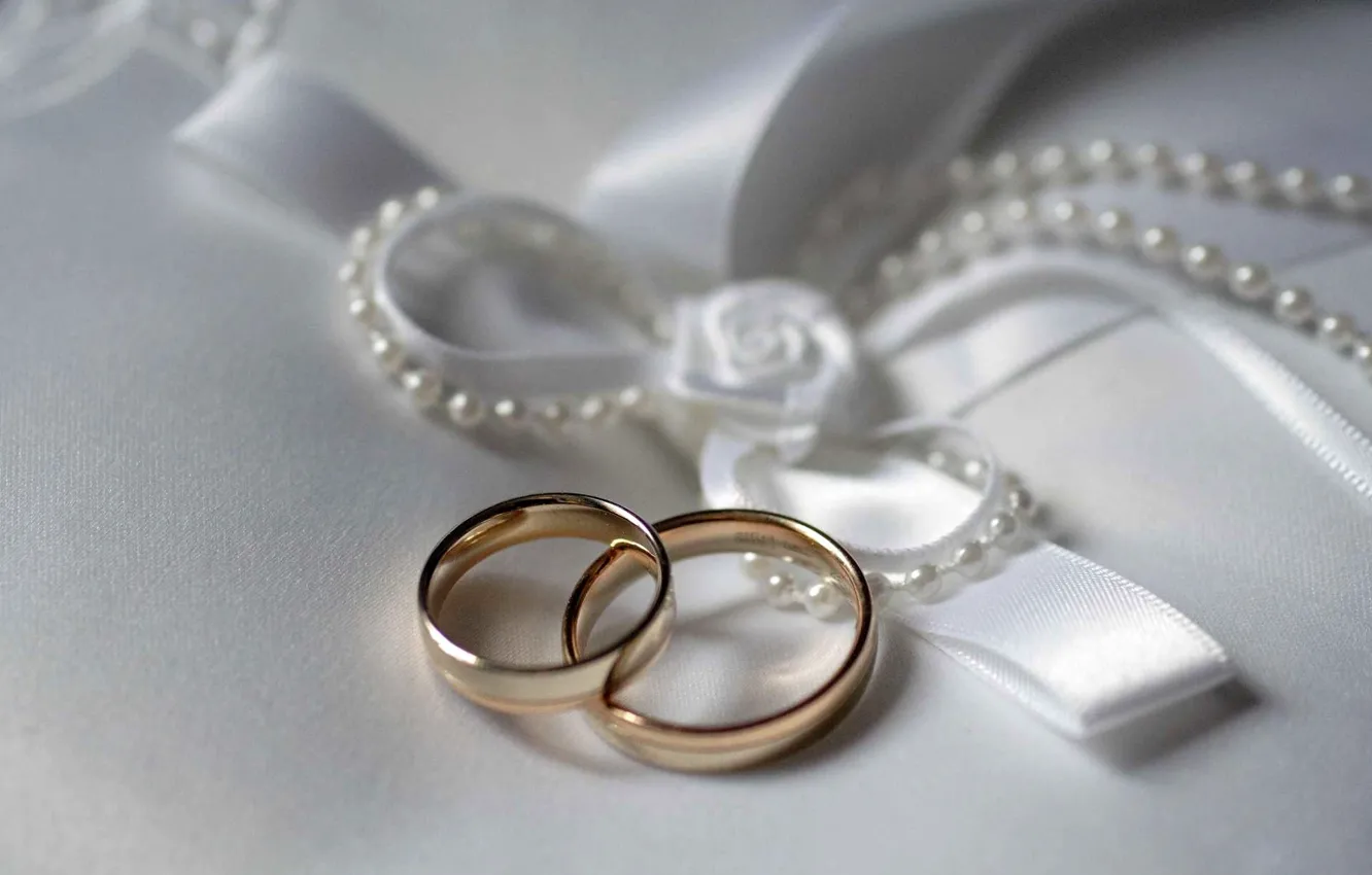 Фото обои белый, праздник, кольца, свадьба