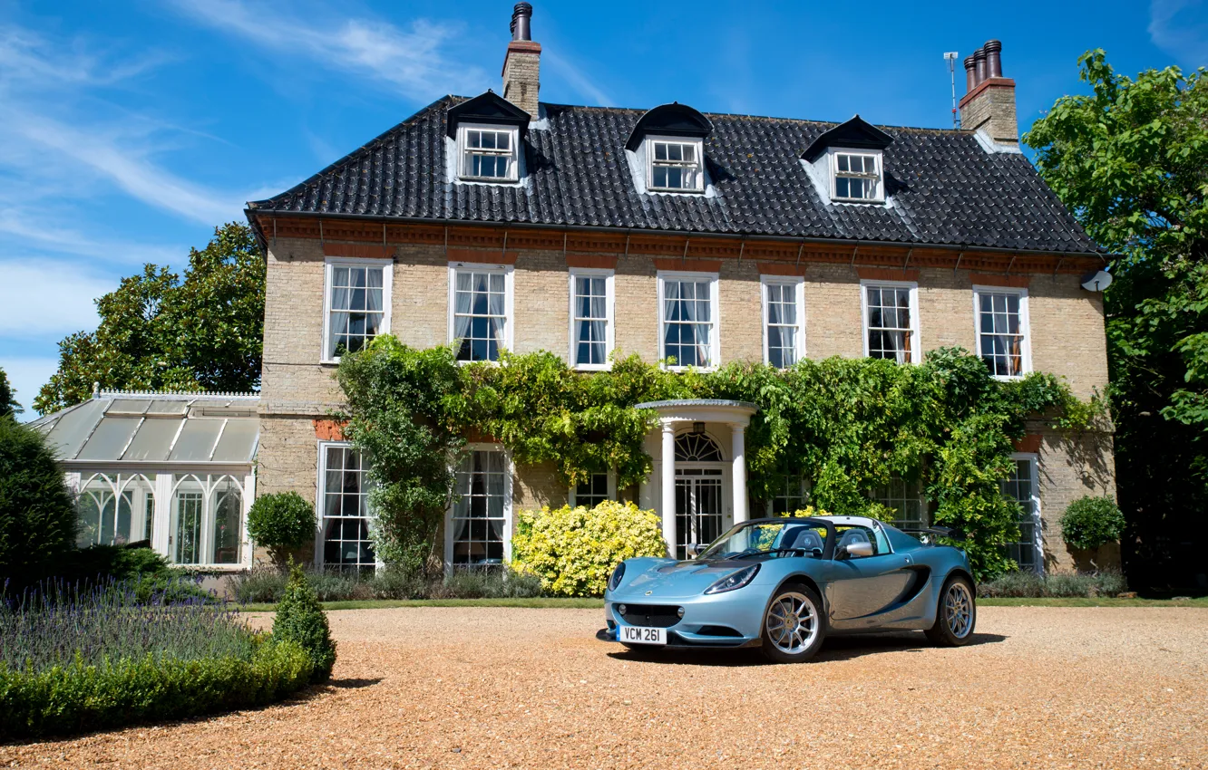 Фото обои car, небо, дом, обои, Lotus, house, автомобиль, sky, wallpapers, Special Edition, Elise, Cup 250