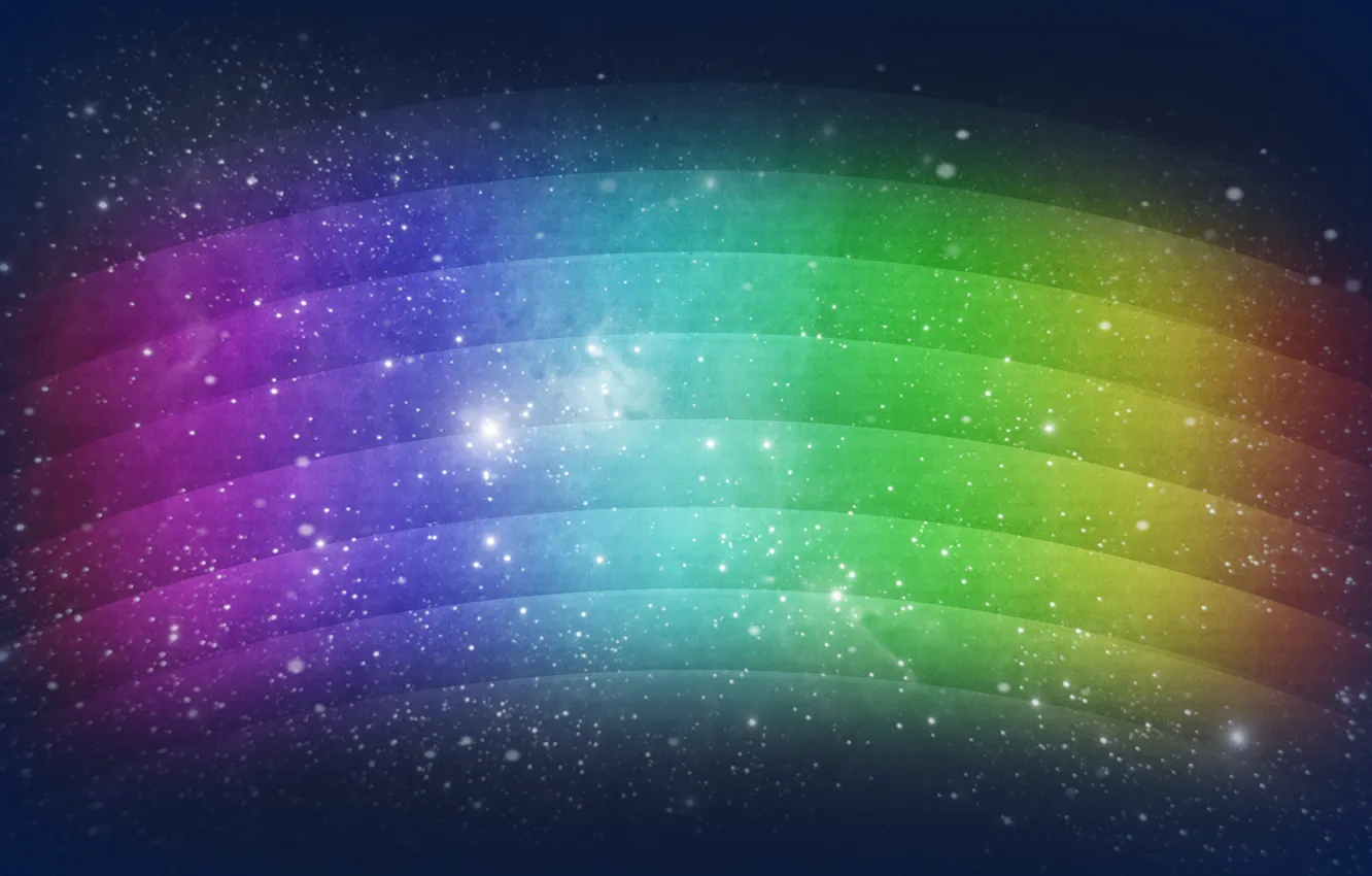 Фото обои космос, звезды, свет, абстракция, узоры, краски, радуга, colors, точки, space, light, rainbow, patterns, stars, abstraction, …