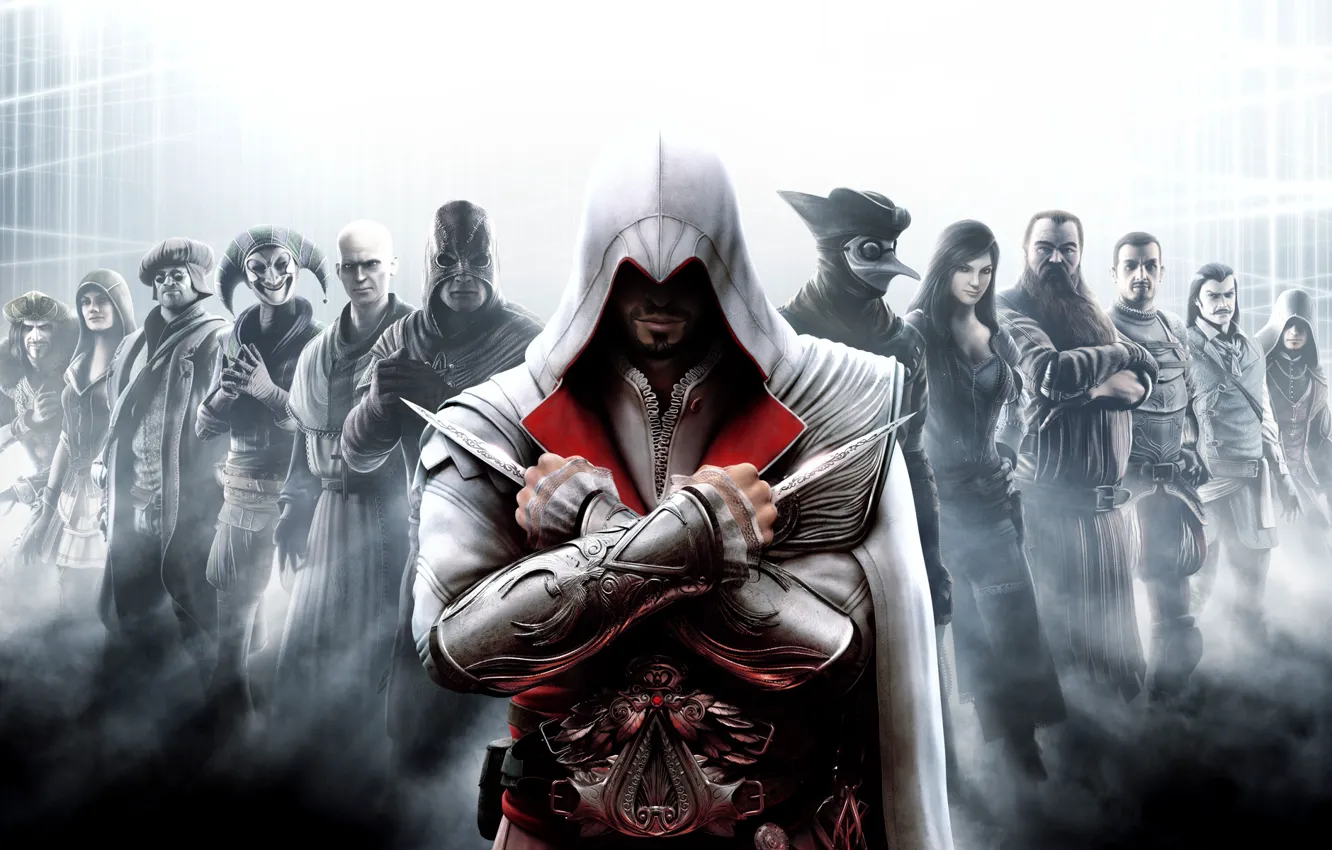 Фото обои Assassin's Creed Brotherhood, Ассасин, Эцио