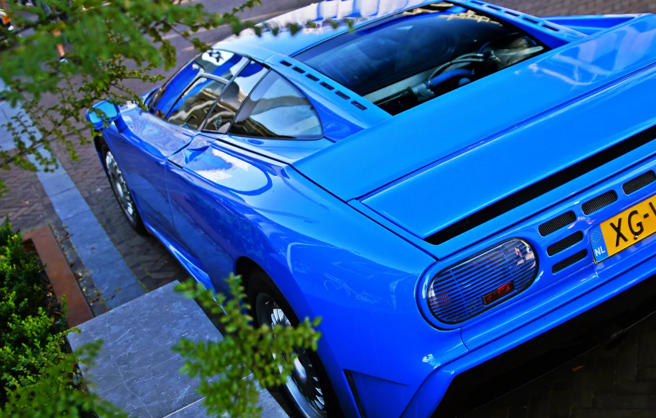 Фото обои голубой, Bugatti, суперкар, supercar, бугатти, blue, 110