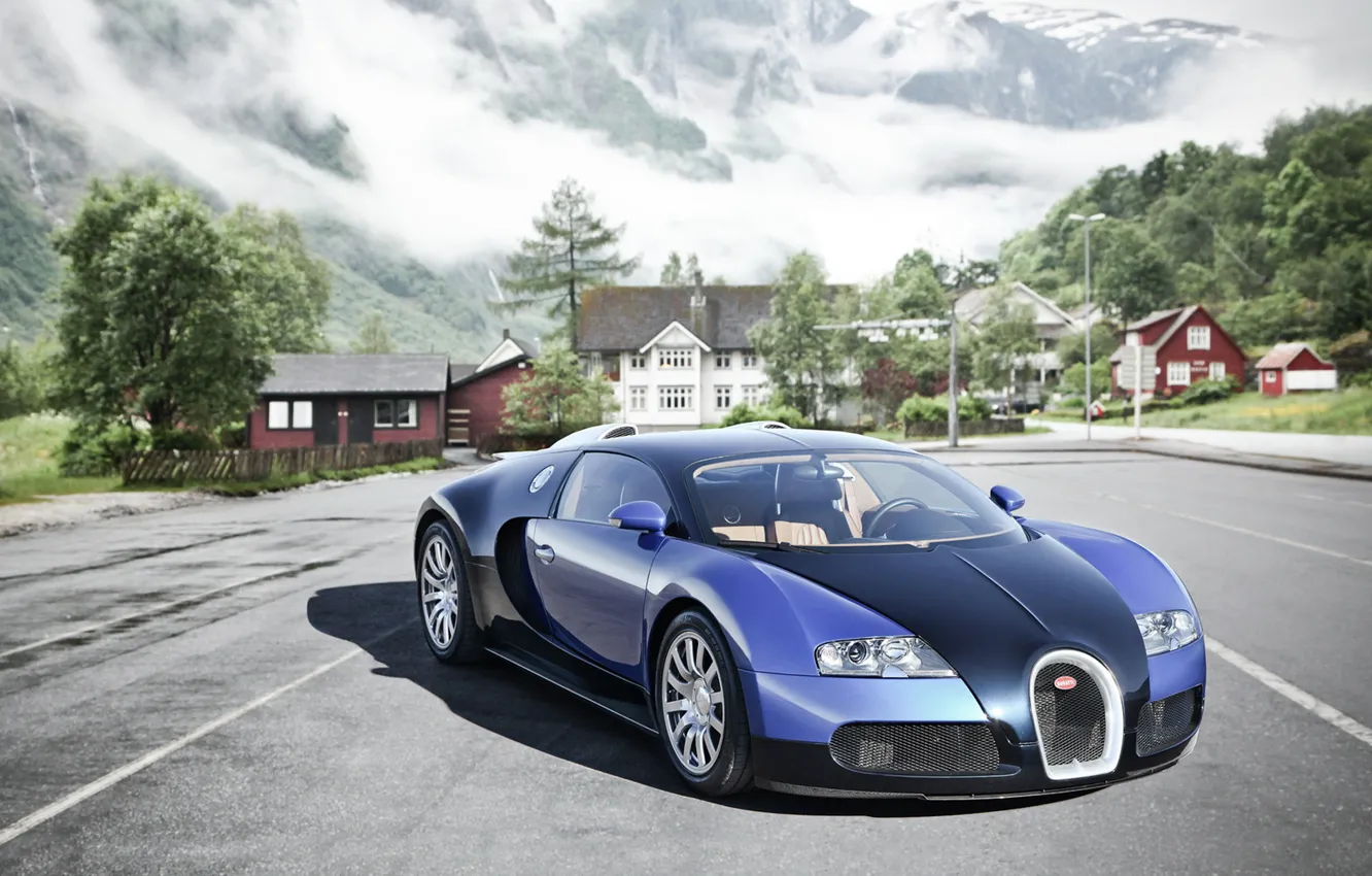 Фото обои supercar, Bugatti Veyron, бугатти, автообои, вейрон