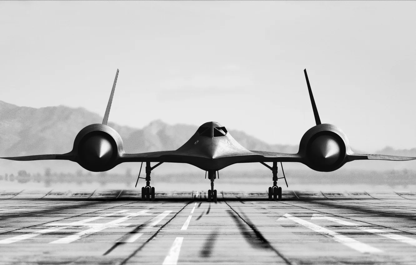 Фото обои разведчик, Blackbird, Lockheed, SR-71, стратегический, сверхзвуко...